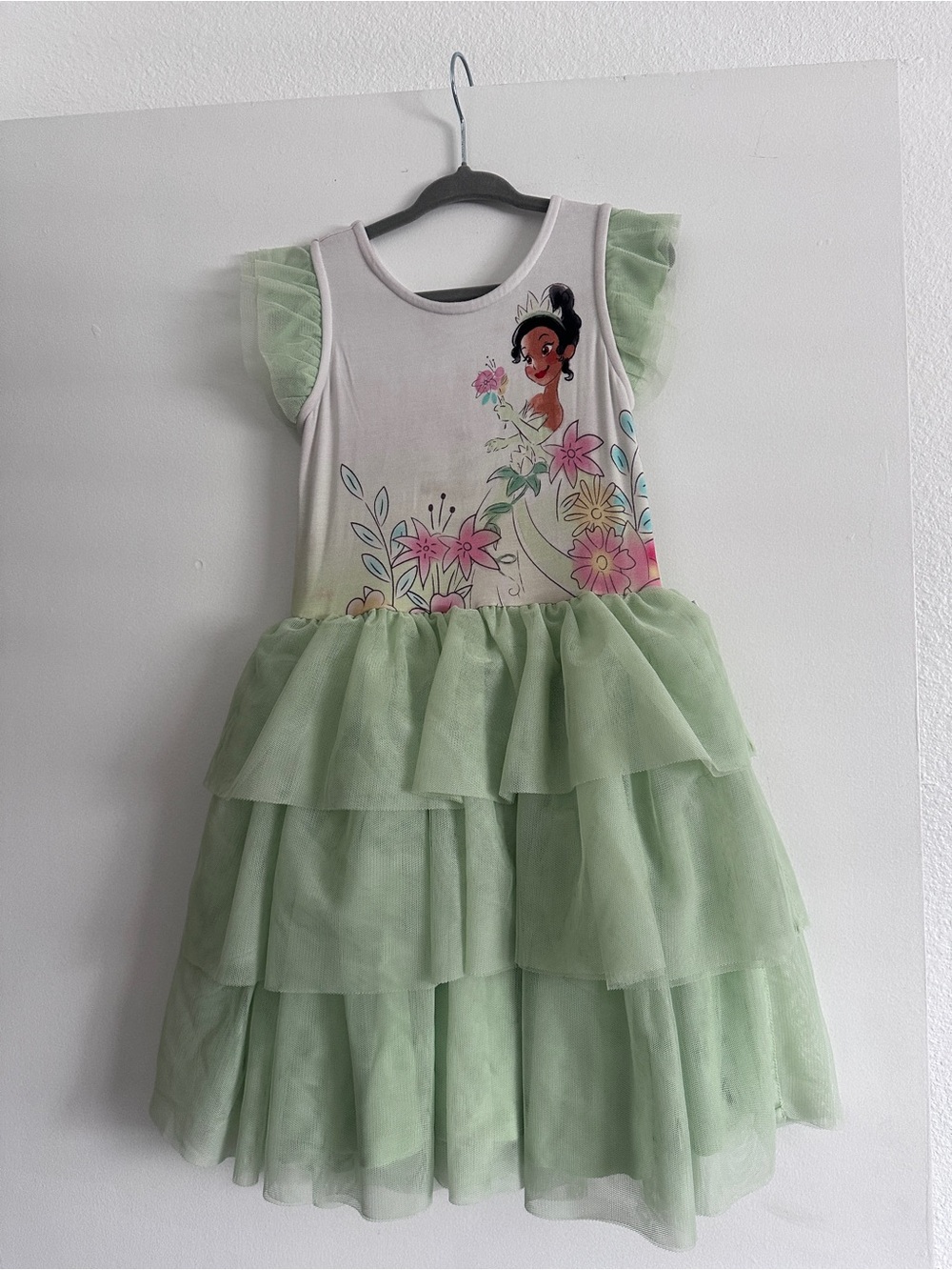 Little Sleepies Princess Tiana Tulle Floral Dress